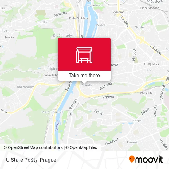 Карта U Staré Pošty