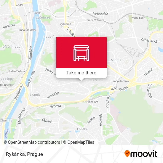 Карта Ryšánka