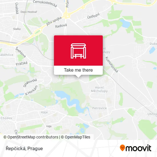 Карта Řepčická