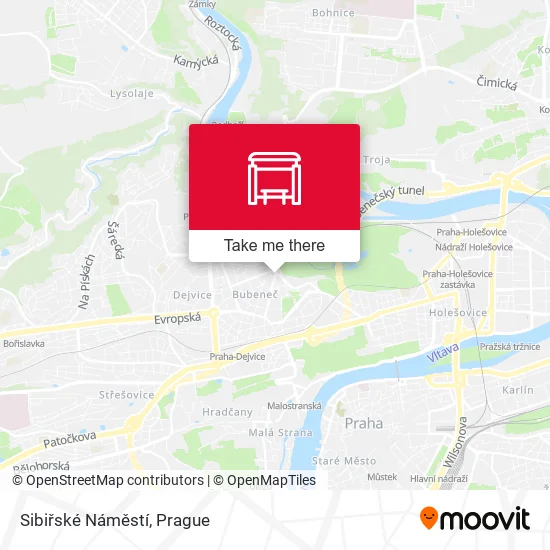 Карта Sibiřské Náměstí