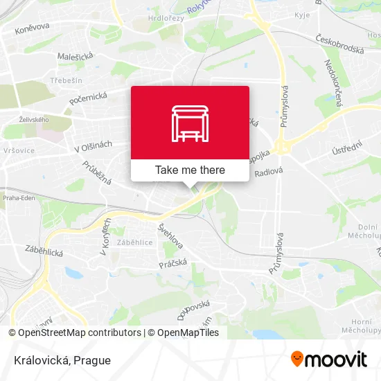Карта Královická
