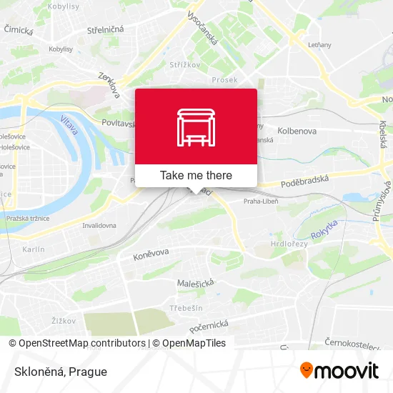 Карта Skloněná