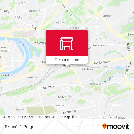 Карта Skloněná