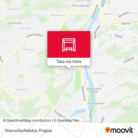 Карта Starochuchelská