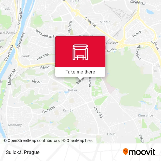 Sulická map