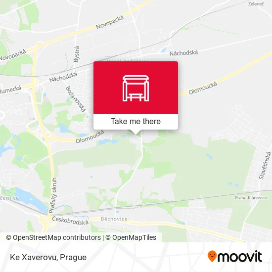 Карта Ke Xaverovu