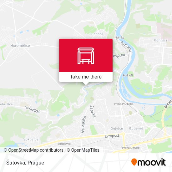 Карта Šatovka