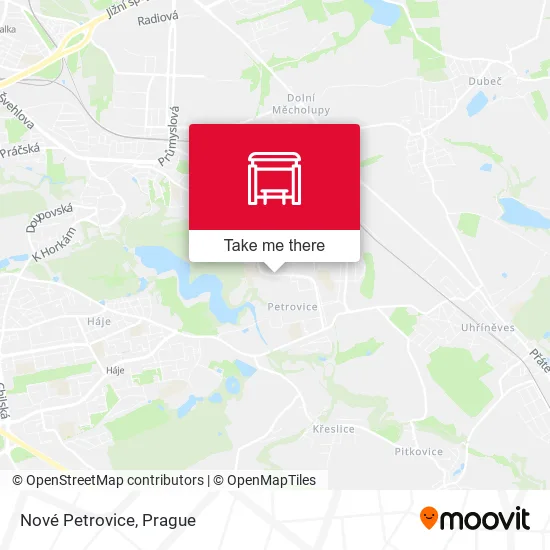 Карта Nové Petrovice