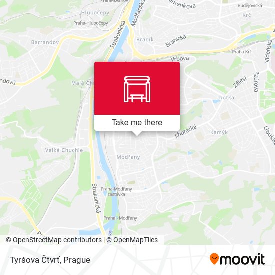 Tyršova Čtvrť map