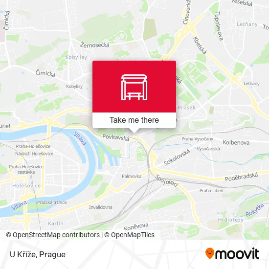 Карта U Kříže