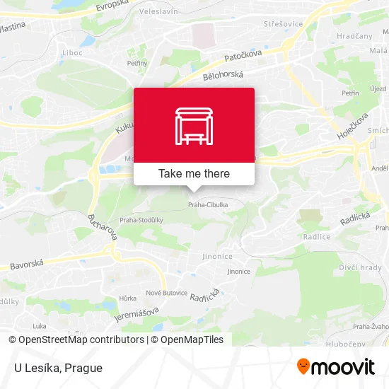 Карта U Lesíka