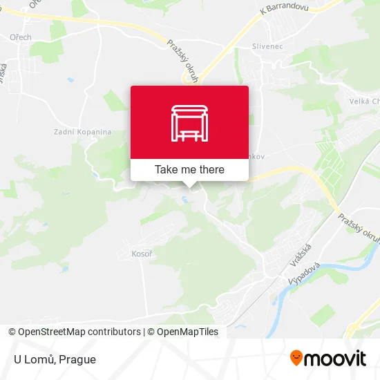 Карта U Lomů