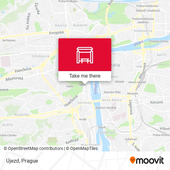 Карта Újezd