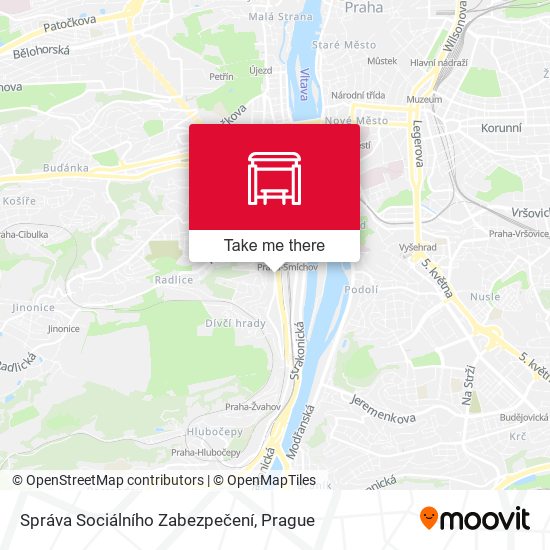 Správa Sociálního Zabezpečení map