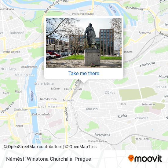 Náměstí Winstona Churchilla (A) map