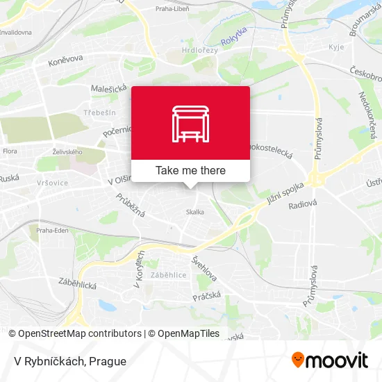 Карта V Rybníčkách