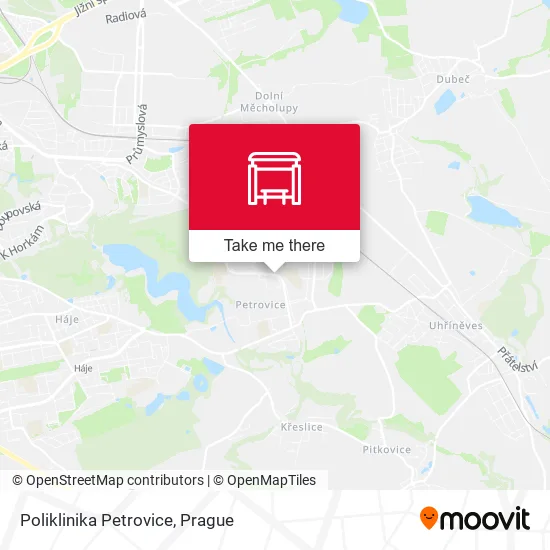 Карта Poliklinika Petrovice