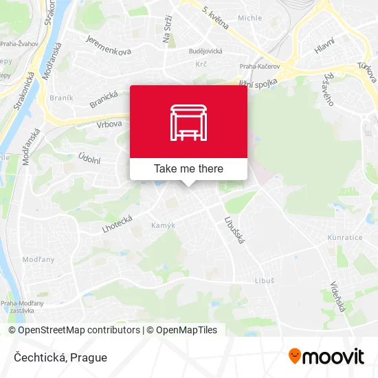 Карта Čechtická