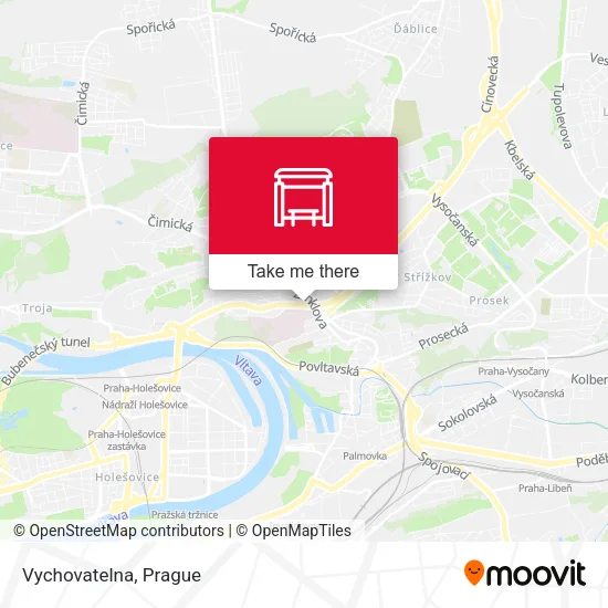 Карта Vychovatelna