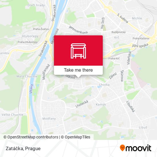 Zatáčka map