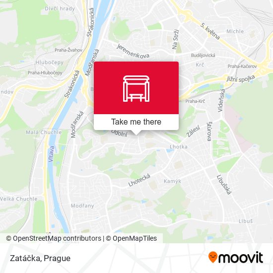 Zatáčka map