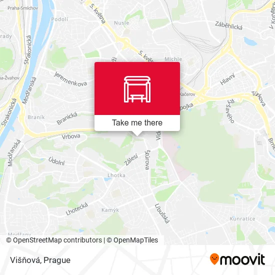Карта Višňová