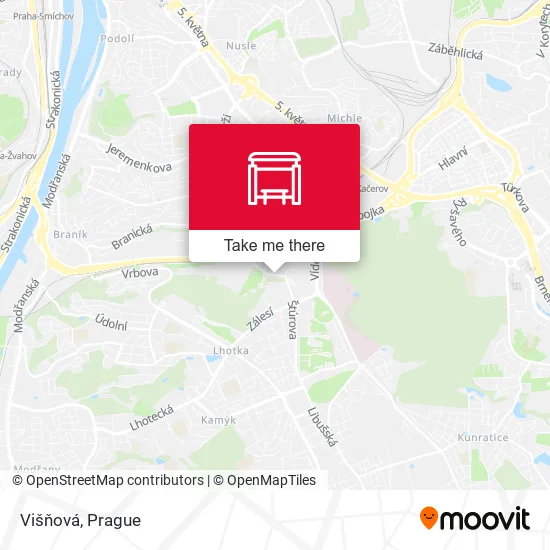 Карта Višňová
