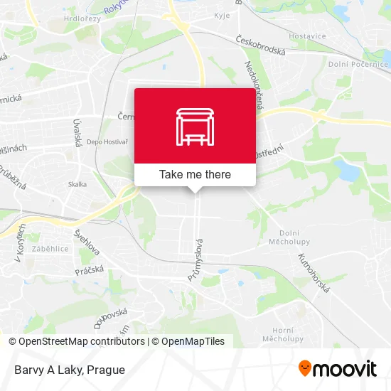 Карта Barvy A Laky