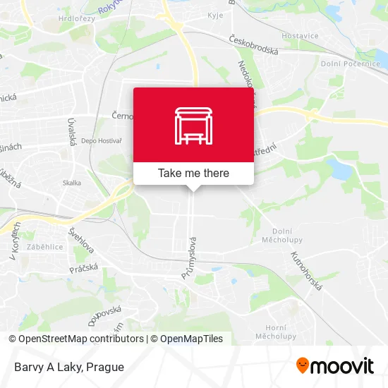 Карта Barvy A Laky