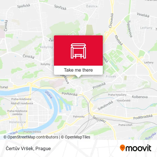 Карта Čertův Vršek