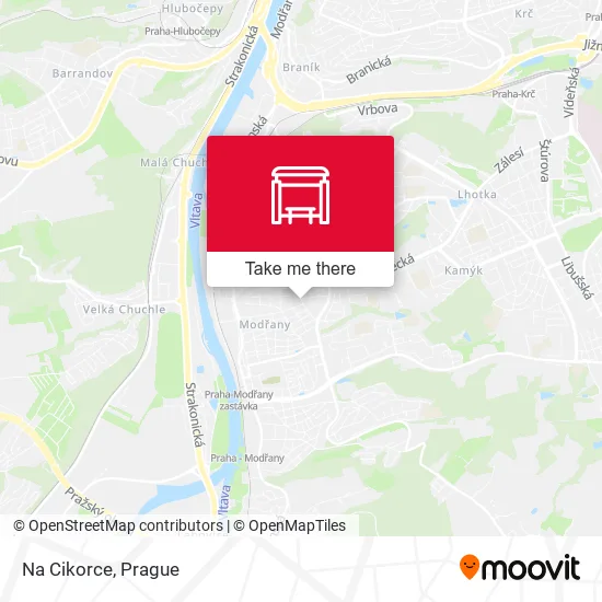 Карта Na Cikorce