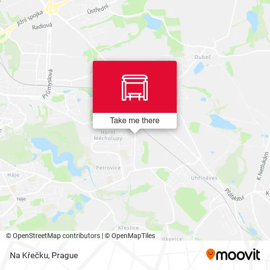 Карта Na Křečku