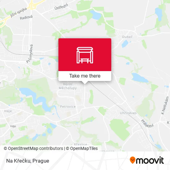Карта Na Křečku