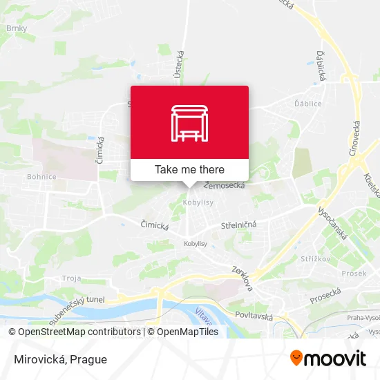 Карта Mirovická