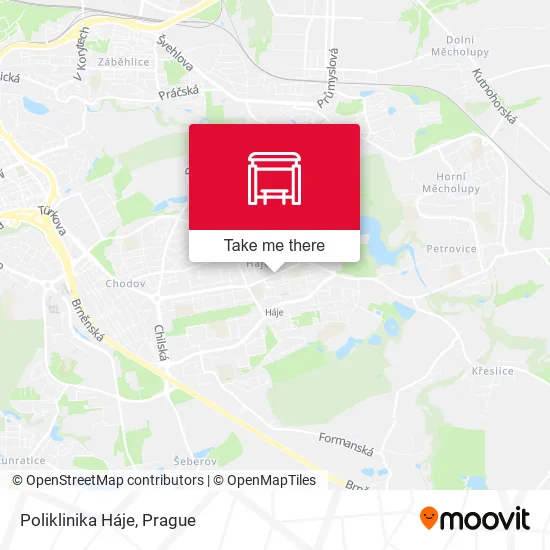 Карта Poliklinika Háje
