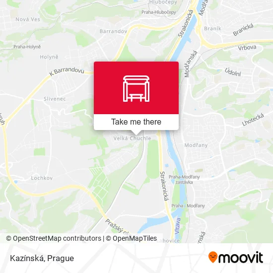 Карта Kazínská