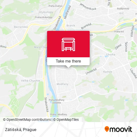 Карта Zátišská