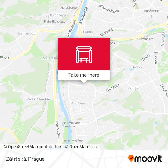 Карта Zátišská