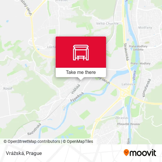 Карта Vrážská