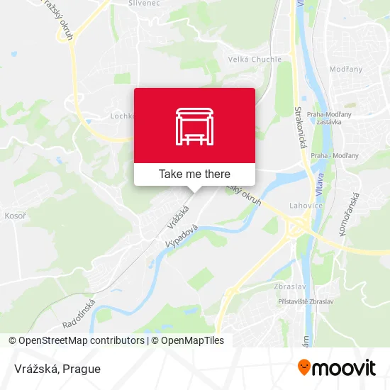 Карта Vrážská