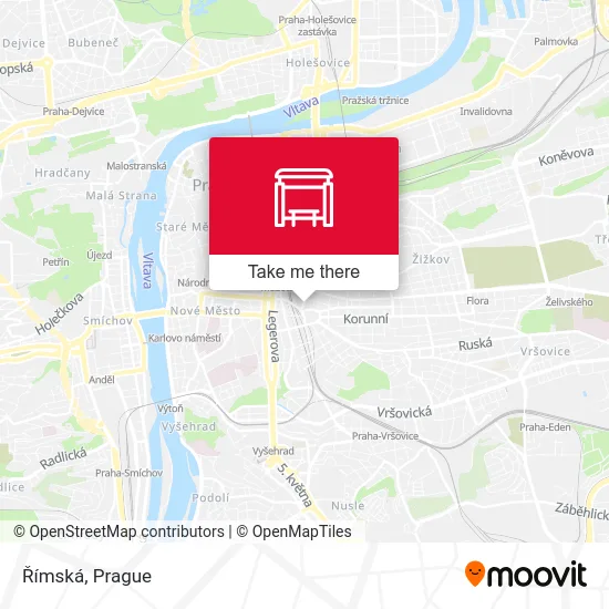 Карта Římská