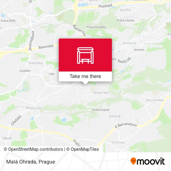 Malá Ohrada map
