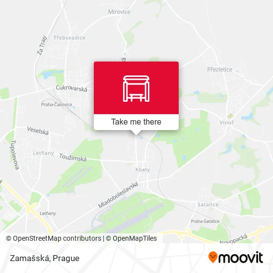 Карта Zamašská
