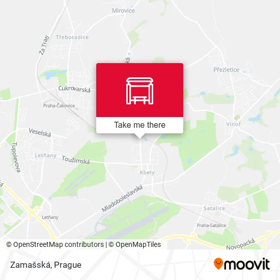 Карта Zamašská