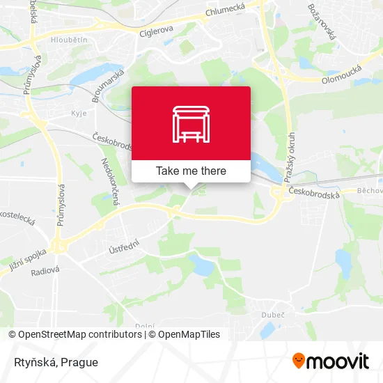 Карта Rtyňská