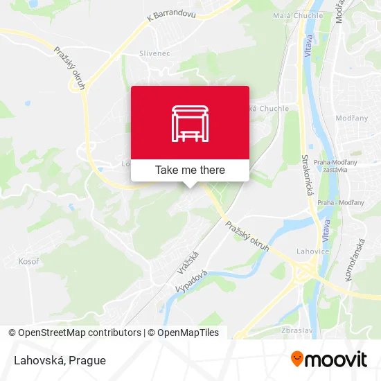 Карта Lahovská