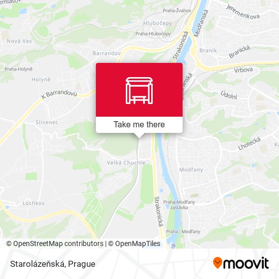 Starolázeňská map