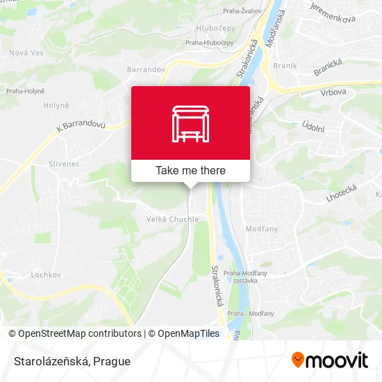 Карта Starolázeňská