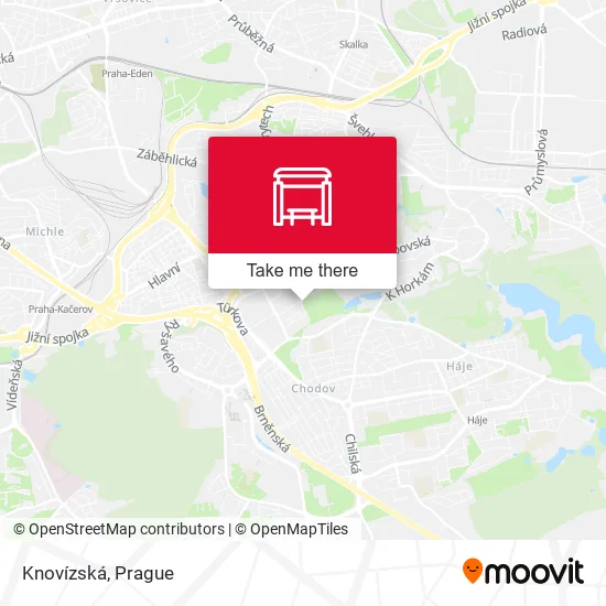 Карта Knovízská