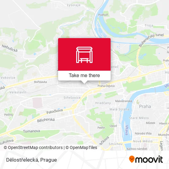 Карта Dělostřelecká